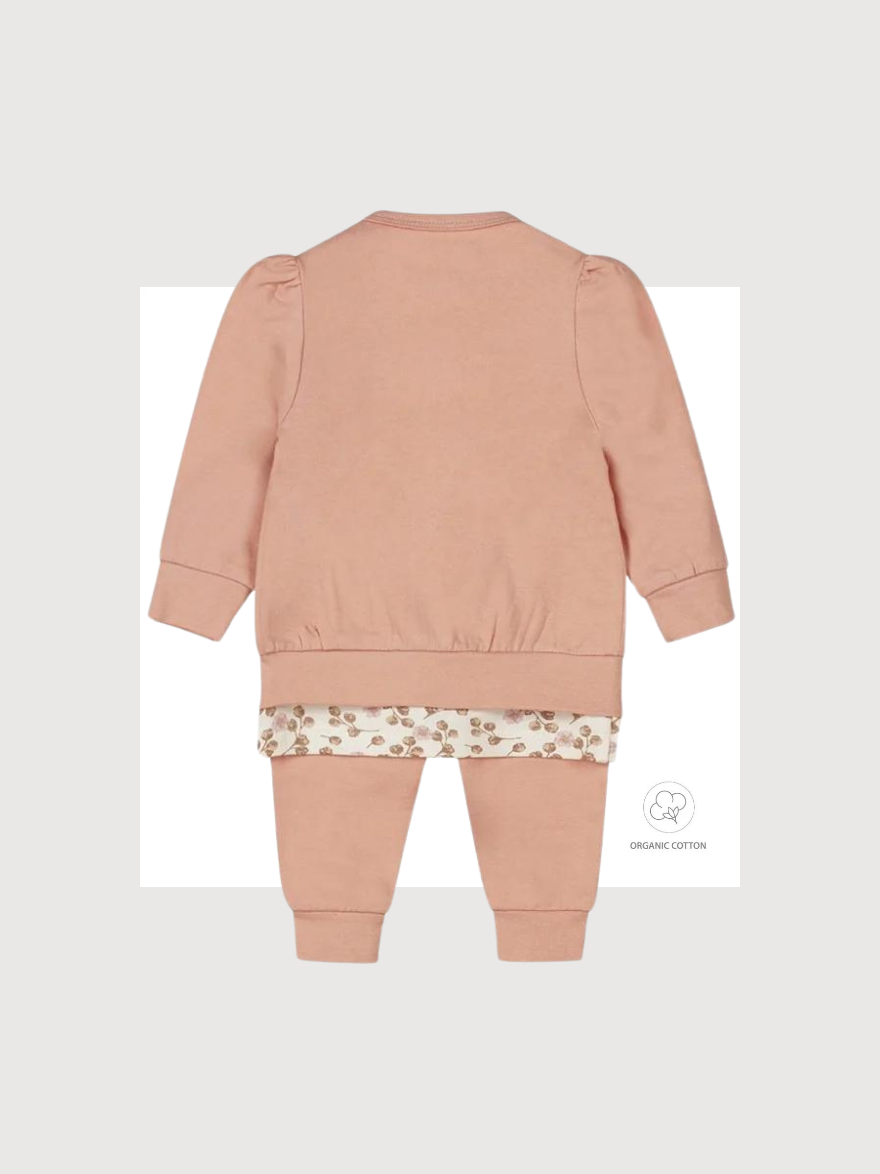 3-set-Babysuit Dusty Pink | Dirkje