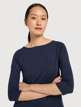U-Boot Shirt mit 3/4 Arm GOTS Midnight | Lanius