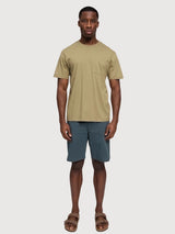 TShirt Chest Pocket Man Olive Gots Cotton | Mazine
