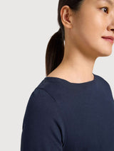U-Boot Shirt mit 3/4 Arm GOTS Midnight | Lanius