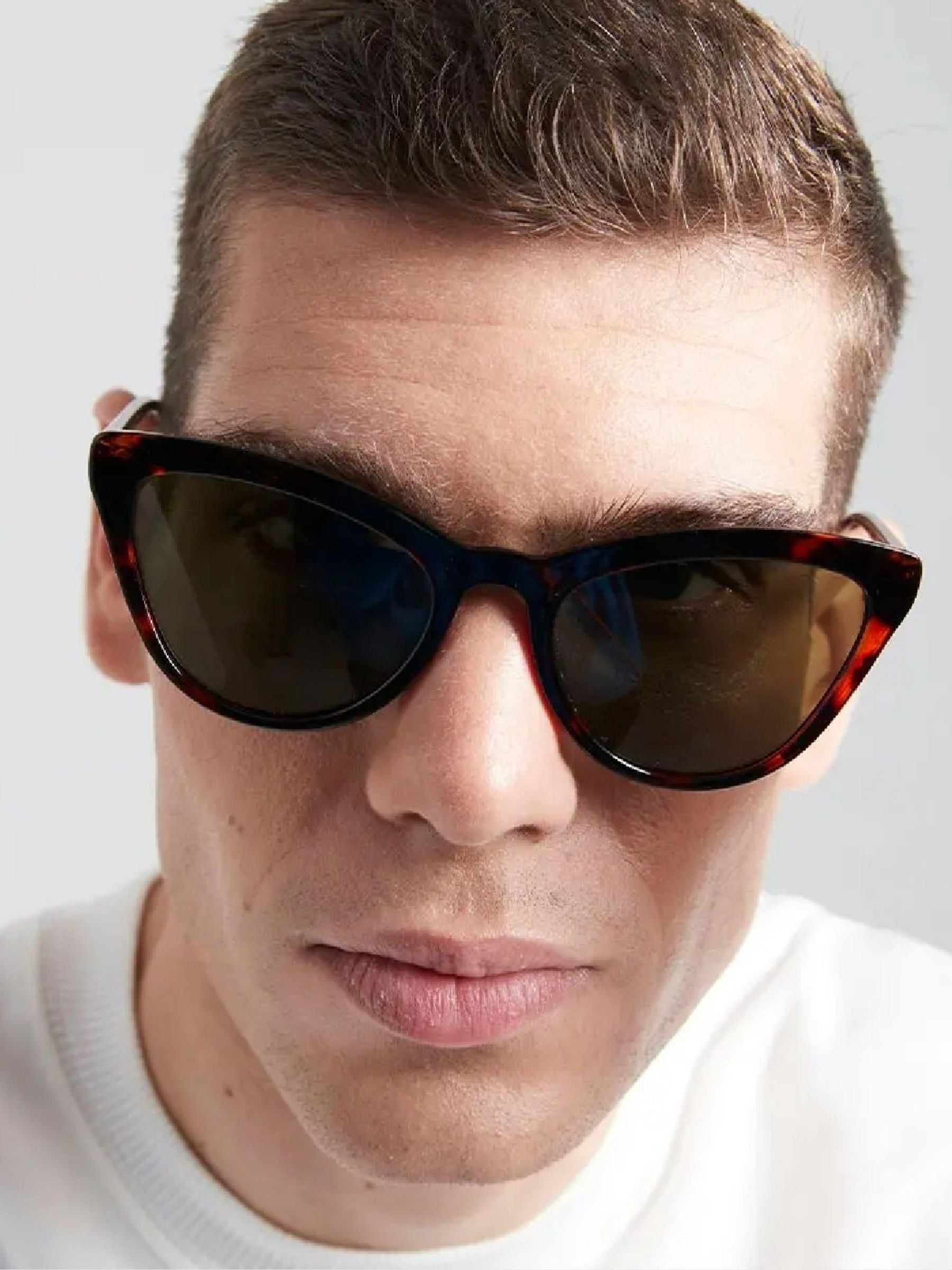 Unisex Sonnenbrille Colina Brown | Parafina