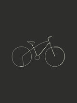 Daniel Black T-Shirt with bike print | Re-bello