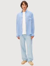 Hemd Langarm Leinen Mann Wedgwood | Armedangels