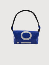 F171 LAURA Schultertasche Weiss/Blau | FREITAG