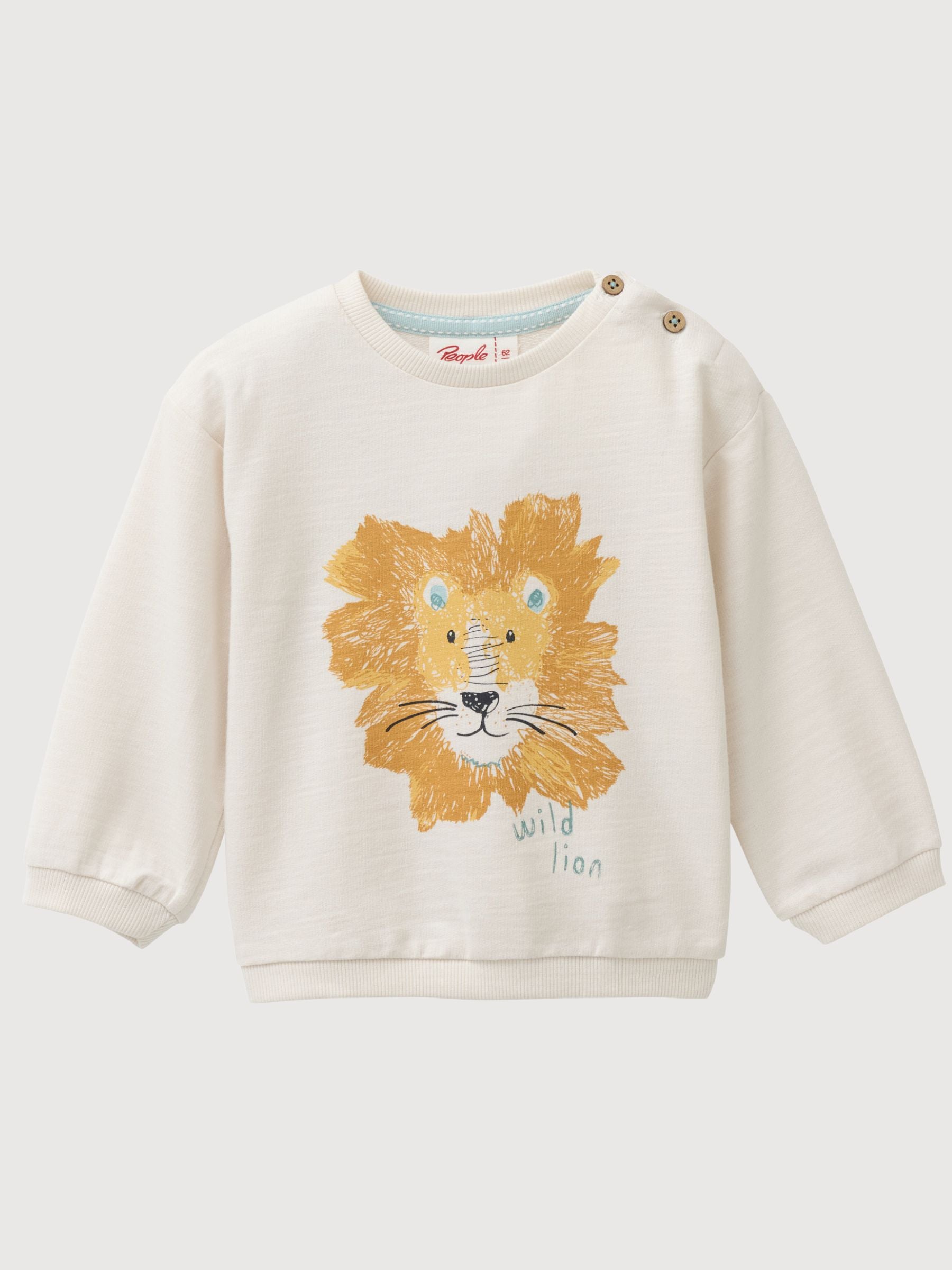 Felpa Leone Baby | People Wear Organic 