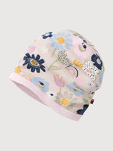 Beanie Flowers Pink Baby | People Wear Organic