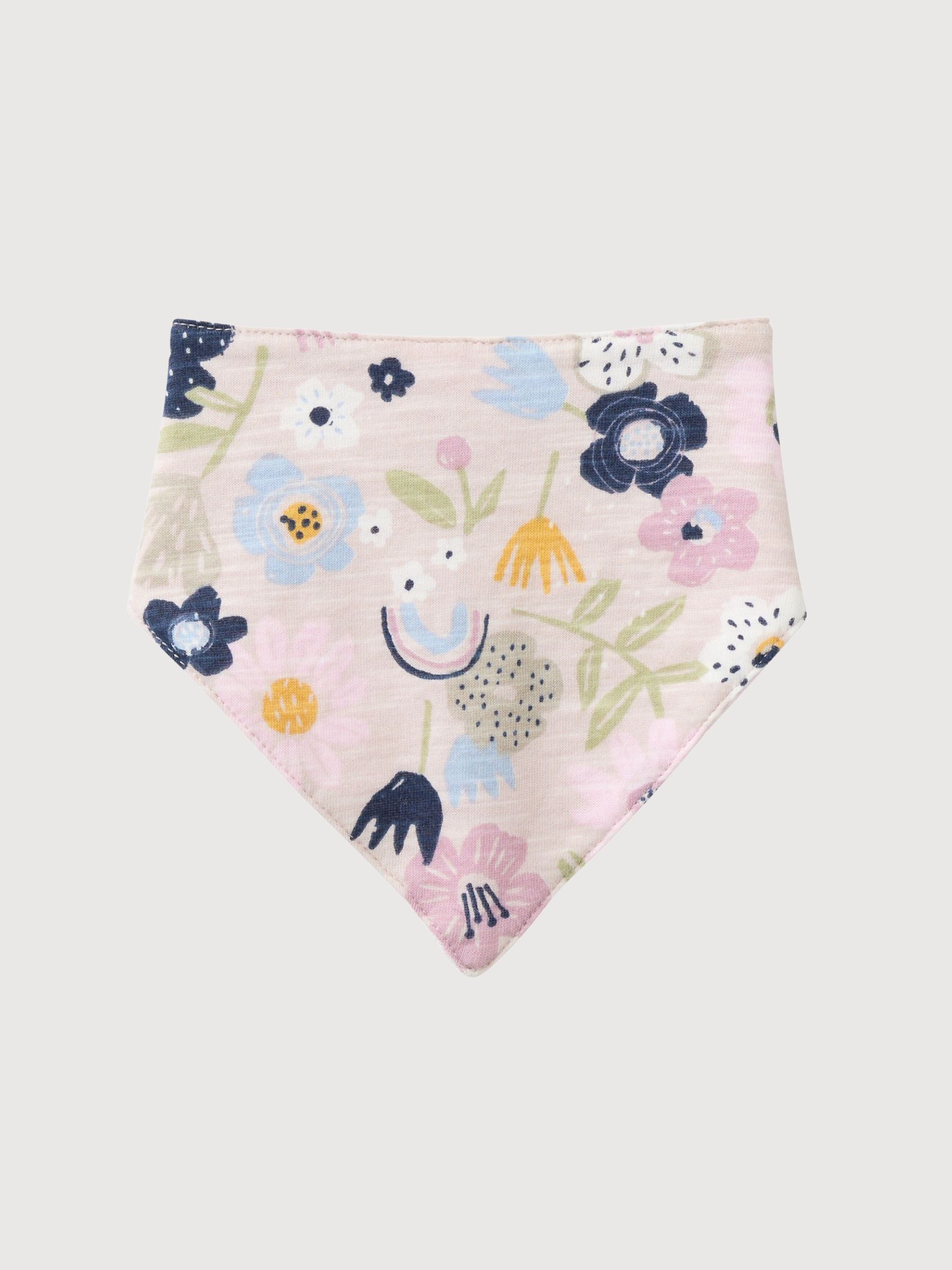 Triangular baby Bib Pink | People Wear Organic