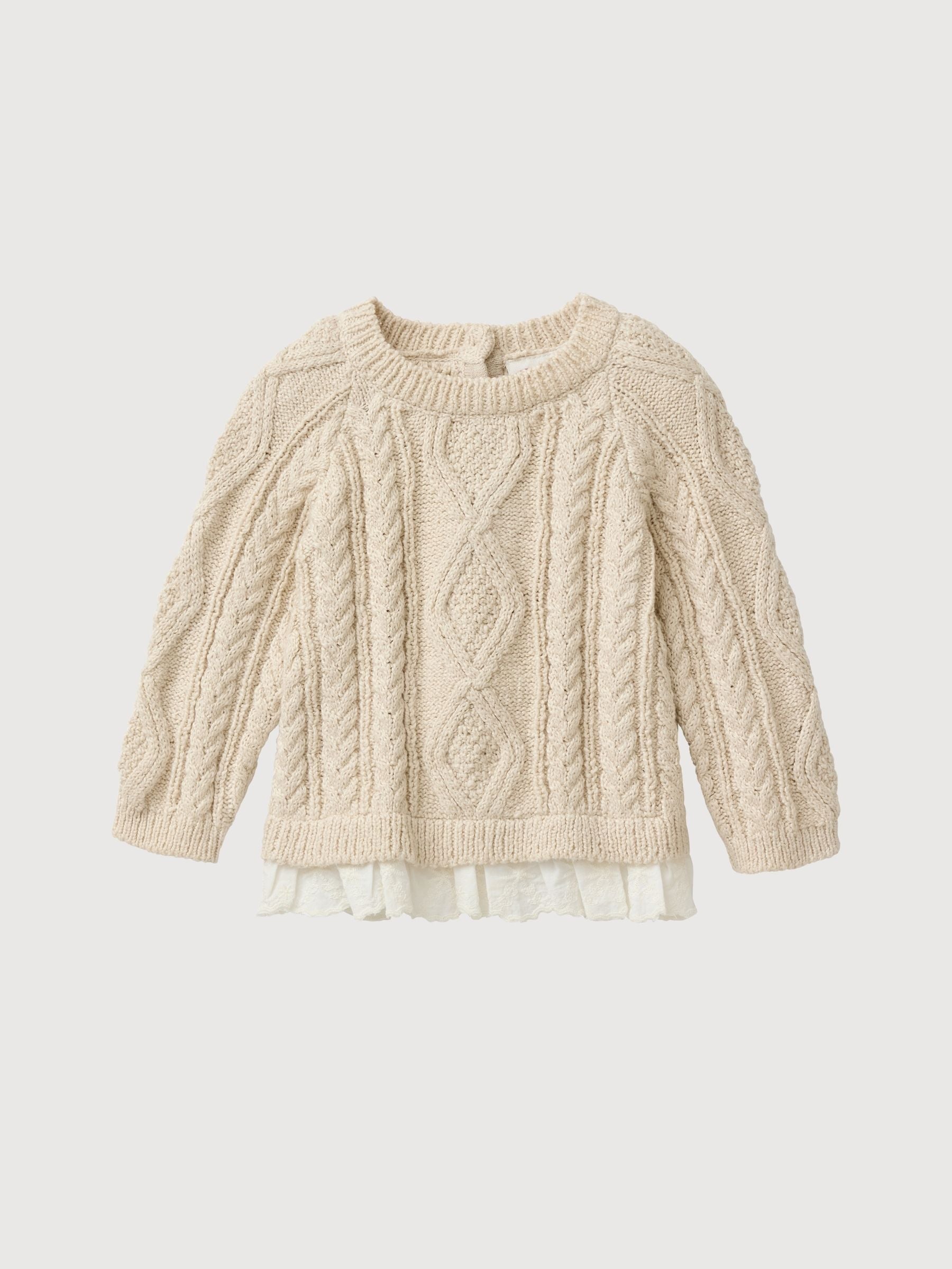 Strickpullover GOTS Natur | People Wear Organic