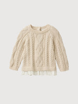 Strick-Pullover GOTS Natur | People Wear Organic