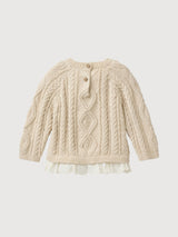 Strick-Pullover GOTS Natur | People Wear Organic