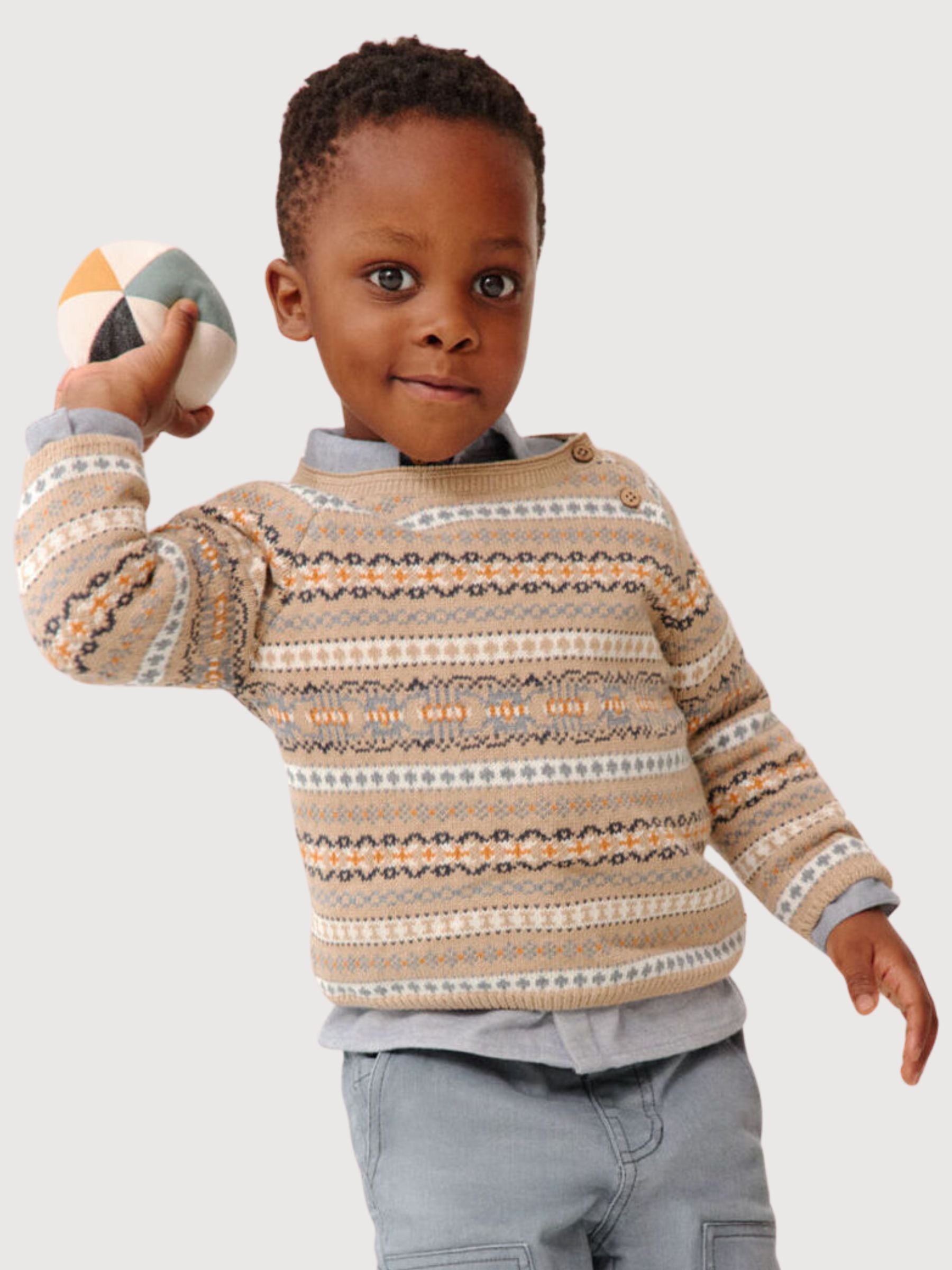 Strickpullover GOTS Sand | PEOPLE WEAR ORGANIC