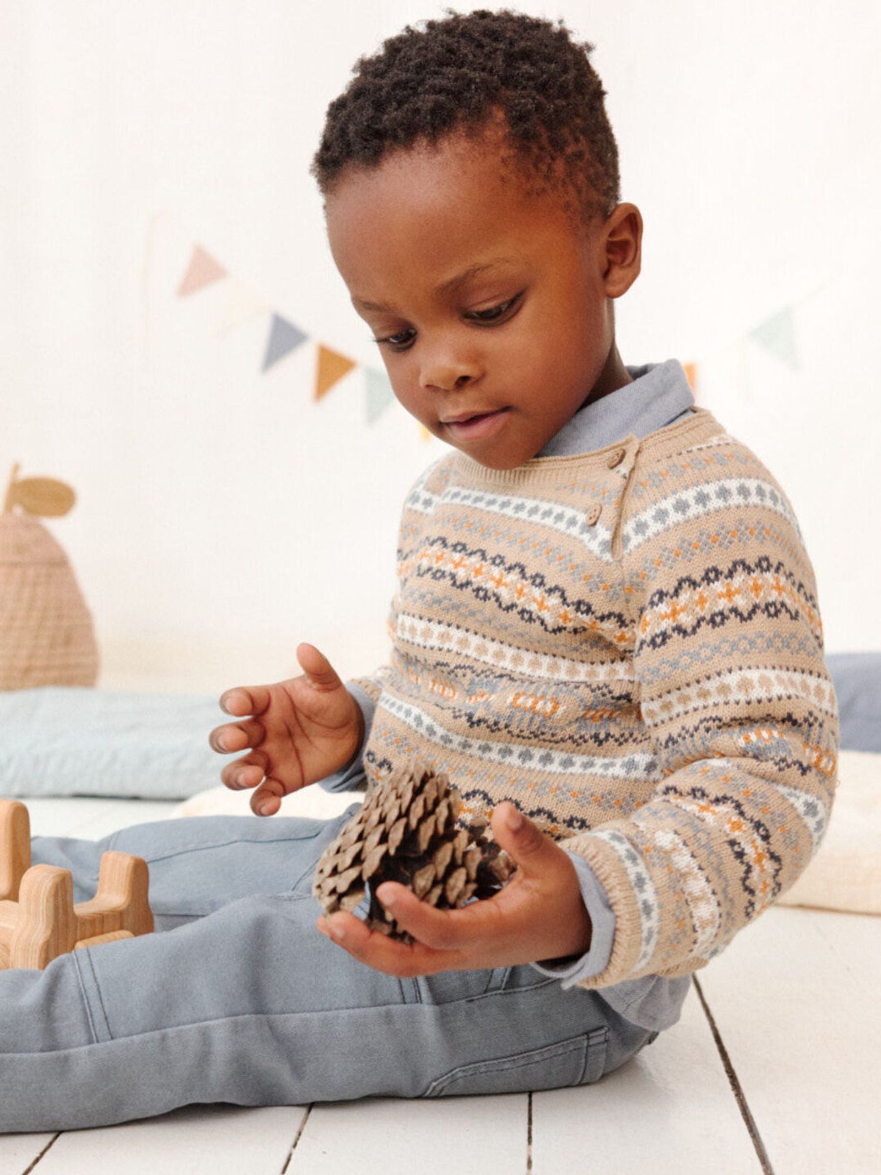 Strickpullover GOTS Sand | PEOPLE WEAR ORGANIC