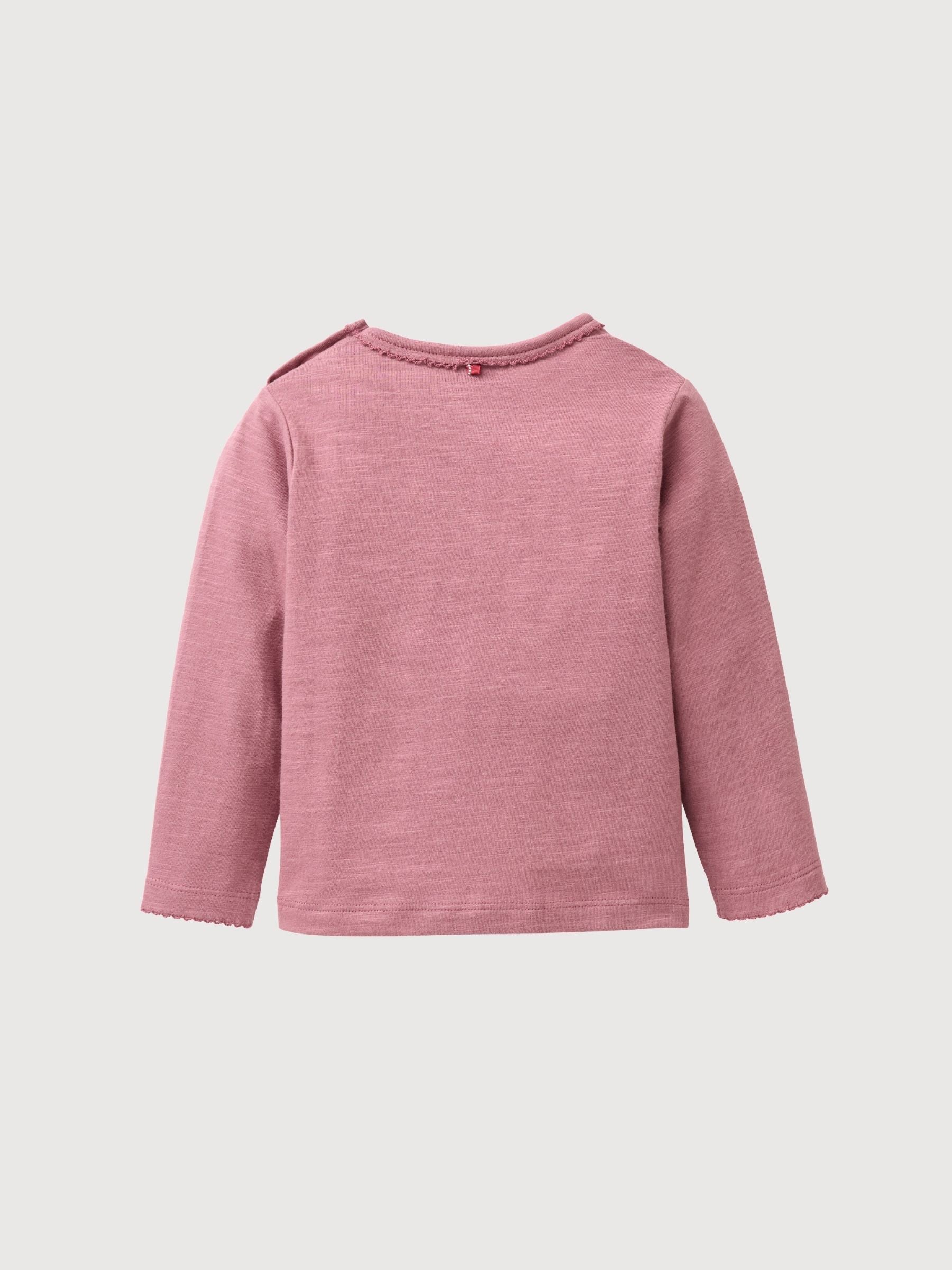 Langärmeliges Hemd GOTS Dunkelviolett | People Wear Organic