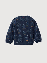 Sweatshirt Pullover Blue Baby | People Wear Organic