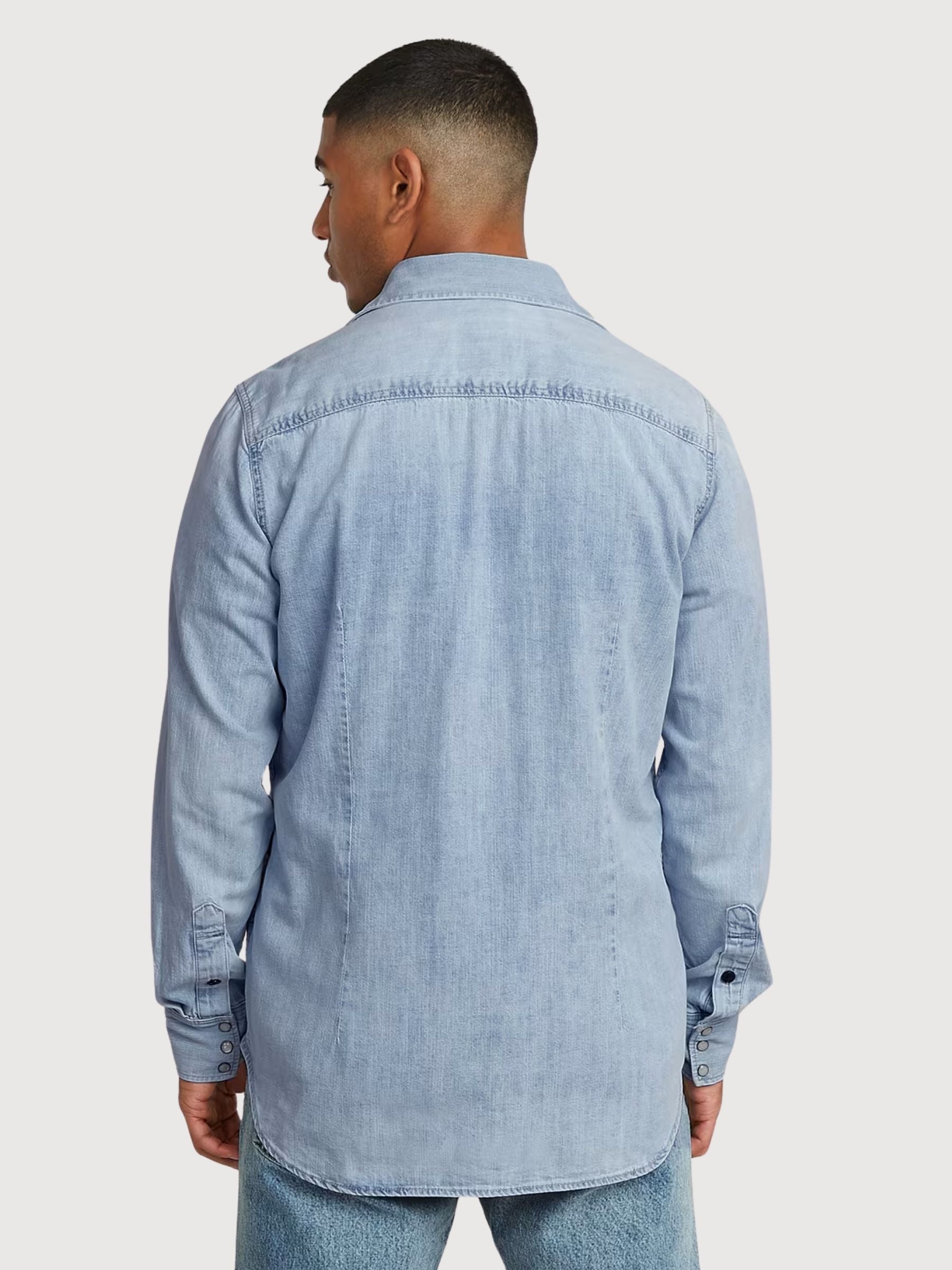 Camicia Dakota da uomo, blu sbiadito dal sole | G-Star