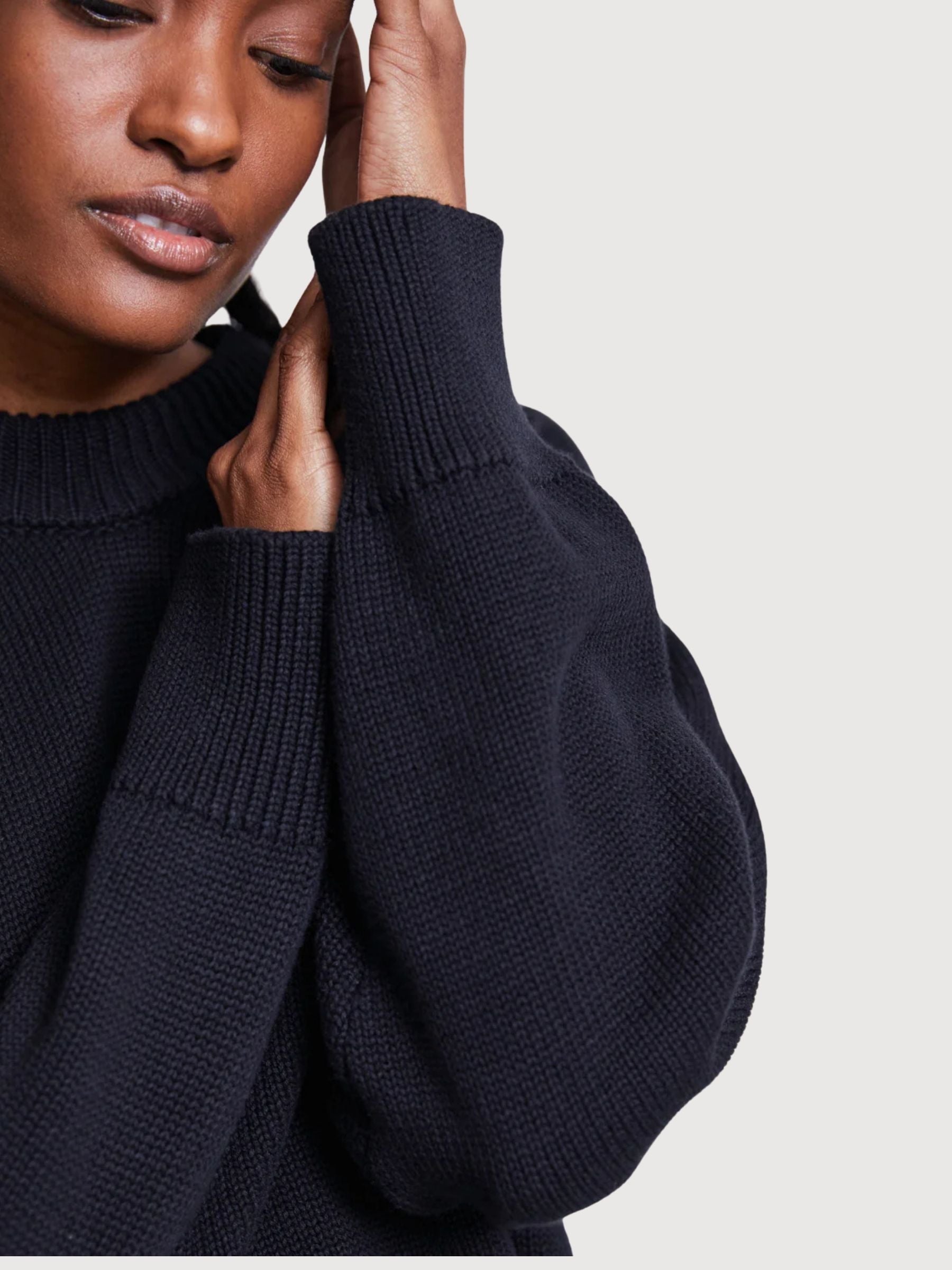 Pullover Yagmur Black Woman Cotton | Jan N June