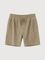 Shorts Corduroy Pull-on Man Light Khaki | Mazine