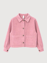 Jacket Corduroy Woman Cotton Blush Pink | Mazine