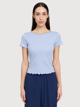 T-Shirt Babylock Hems Donna Blu Nuvola | Mazine