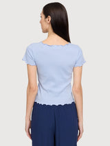 T-Shirt Babylock Hems Donna Blu Nuvola | Mazine