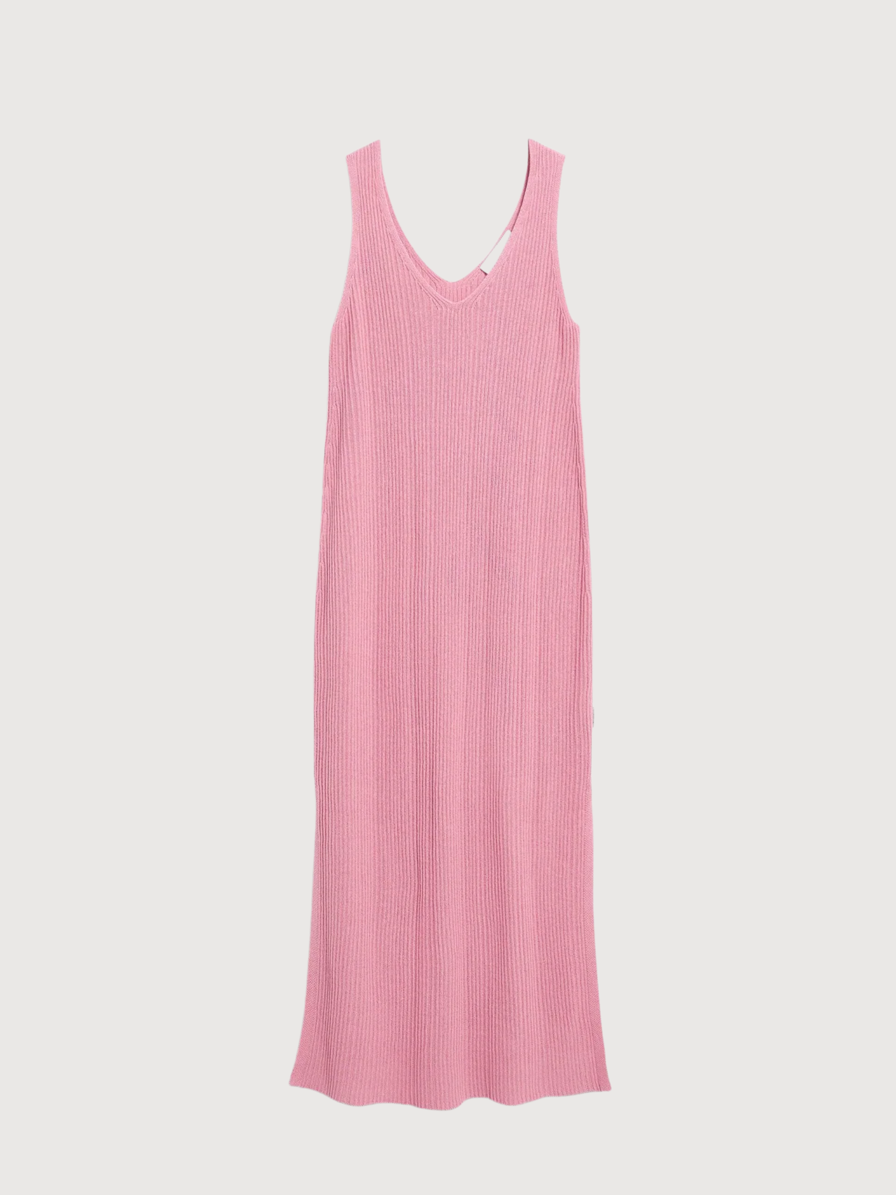 Dress Linen Blend Knit Washed Berry | Armedangels