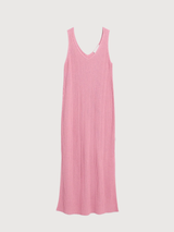Dress Linen Blend Knit Washed Berry | Armedangels
