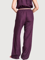 Linen Pants Sjov Cherry Lacquer | Jan N June