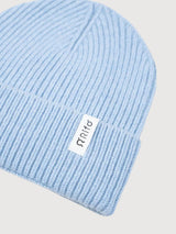 Beanie Marcello Dusty Blue Unisex in recycled cashmere | Rifò