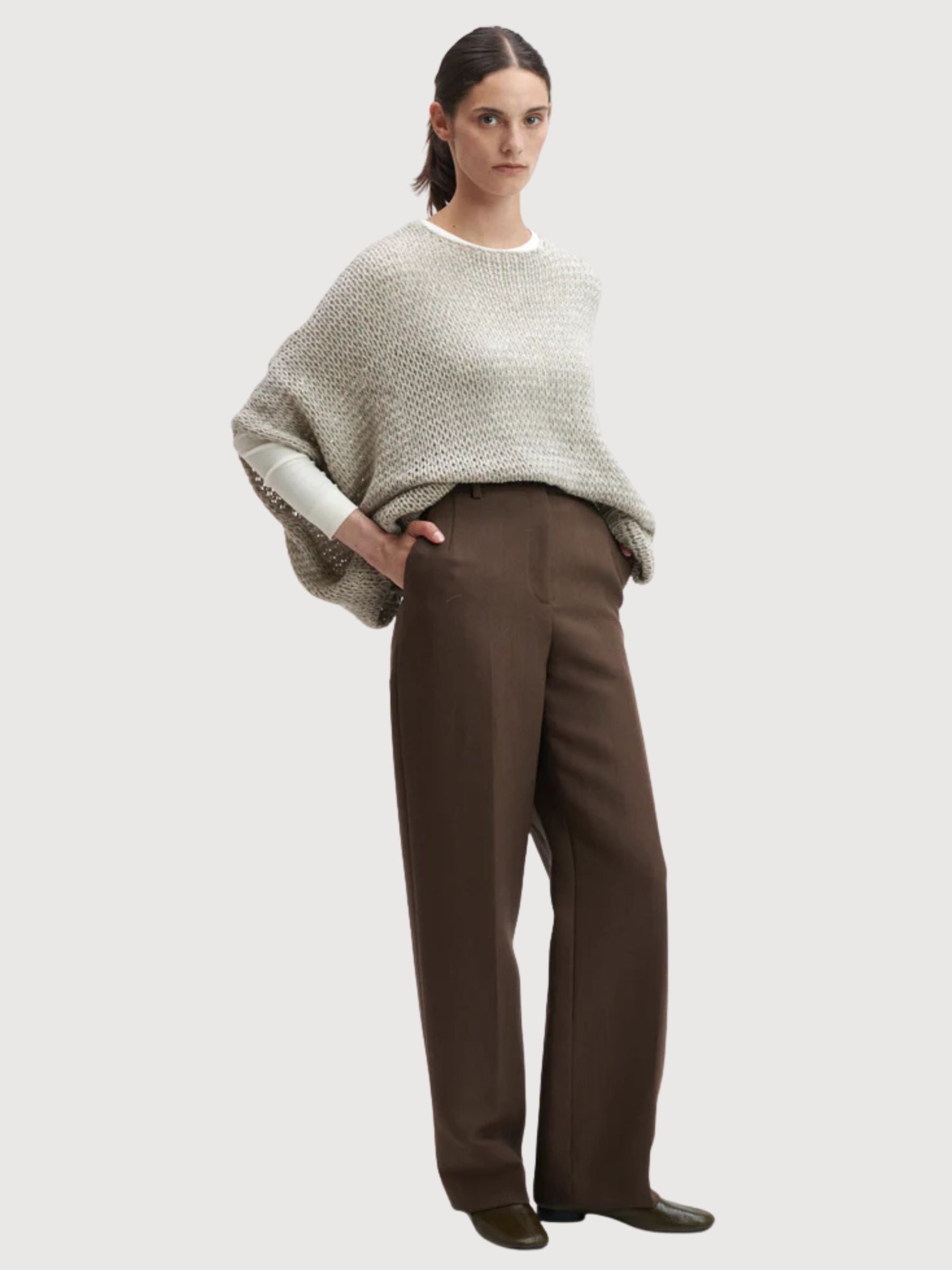 Pullover Irmgard Donna Natura Lana Vergine | Stapf