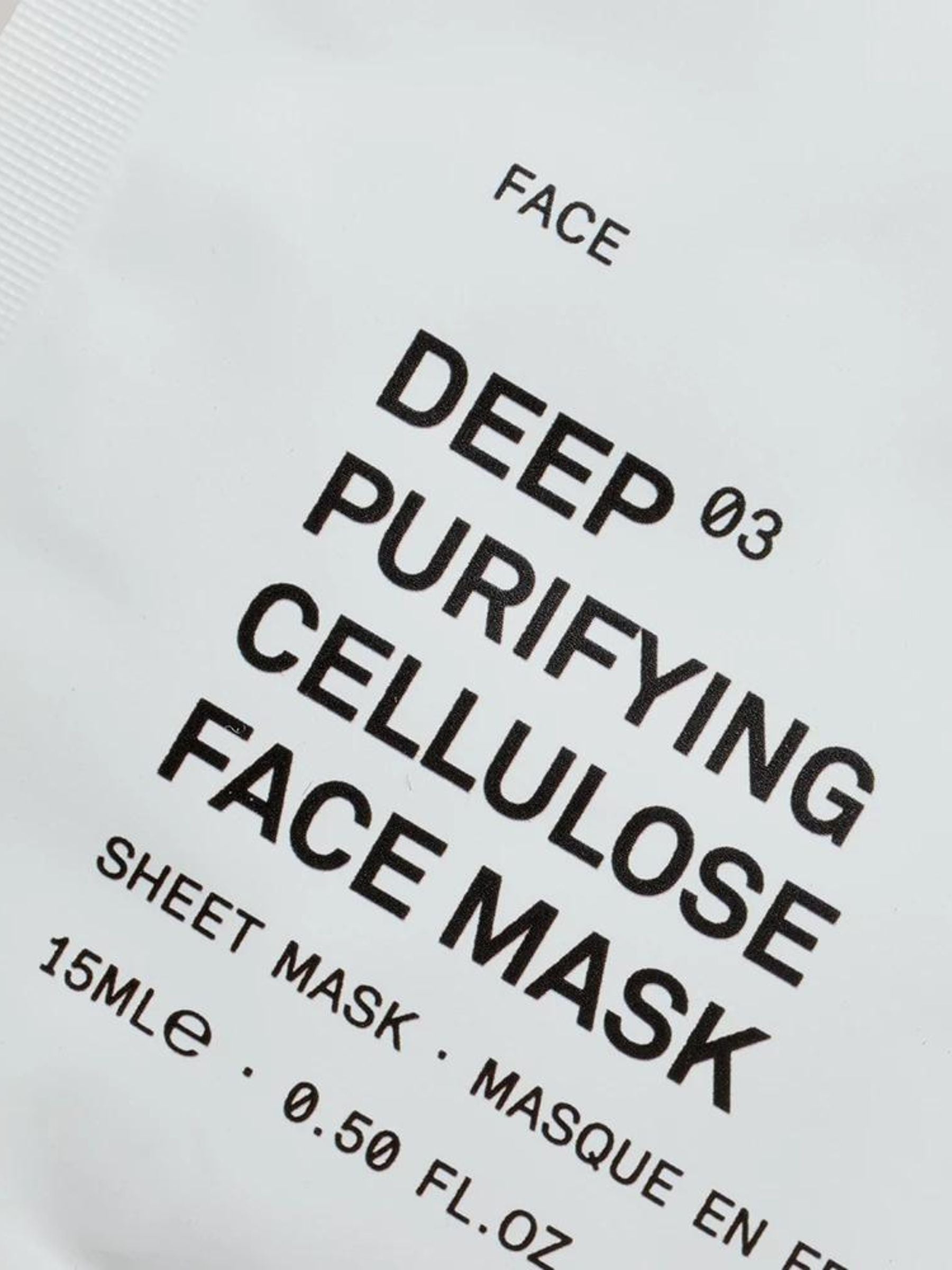 Zellulose reinigende Gesichtsmaske | Team Dr Joseph