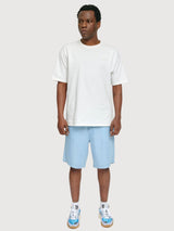Shorts Denim Pull-On Man Light Blue Wash | Mazine