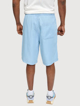 Shorts Denim Pull-On Man Light Blue Wash | Mazine