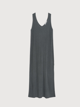 Dress Linen Blend Knit Space Steel | Armedangels