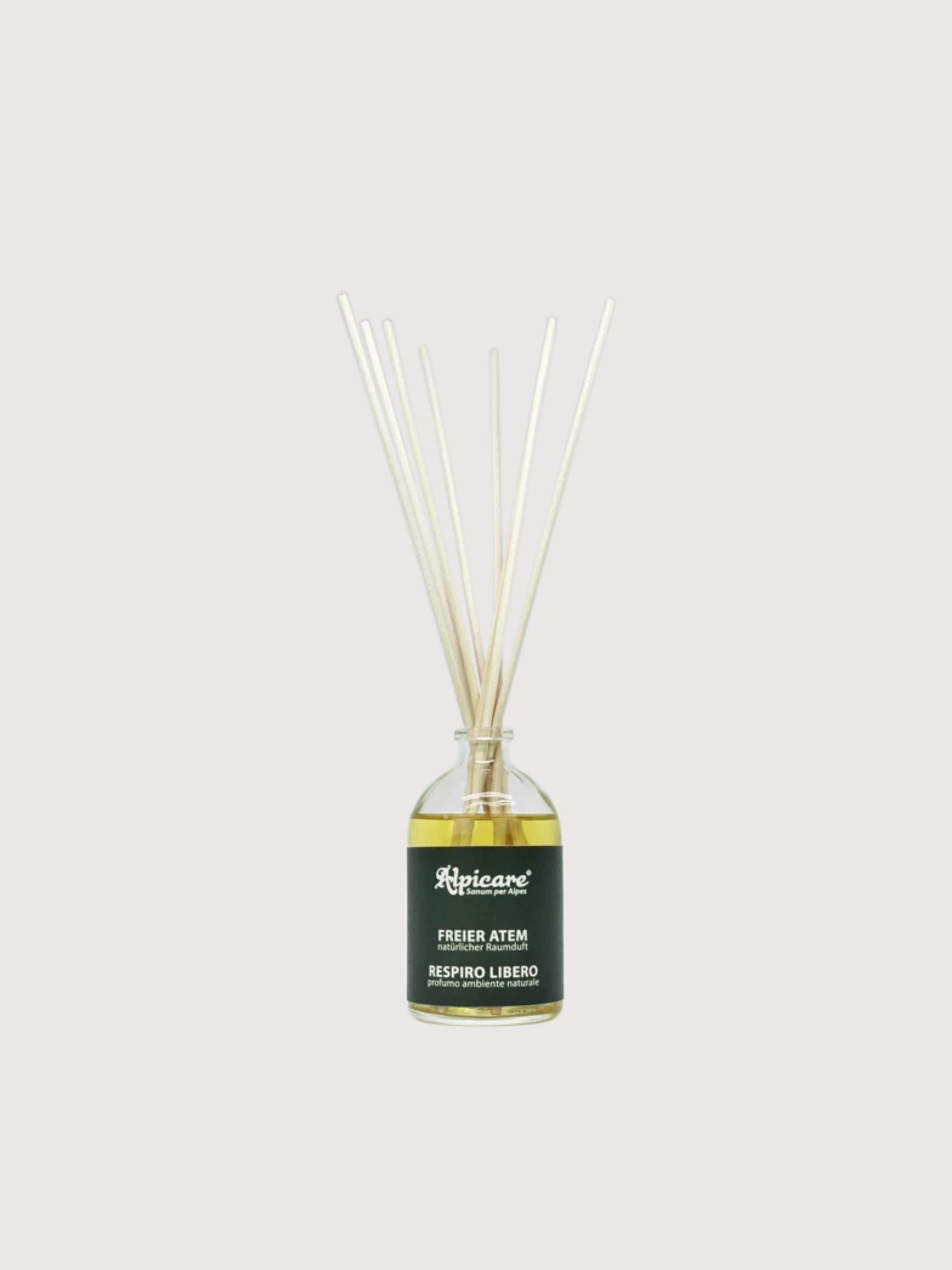 Zimmerduft mit Stöcken "Freier Atem" 100 ml | Alpicare