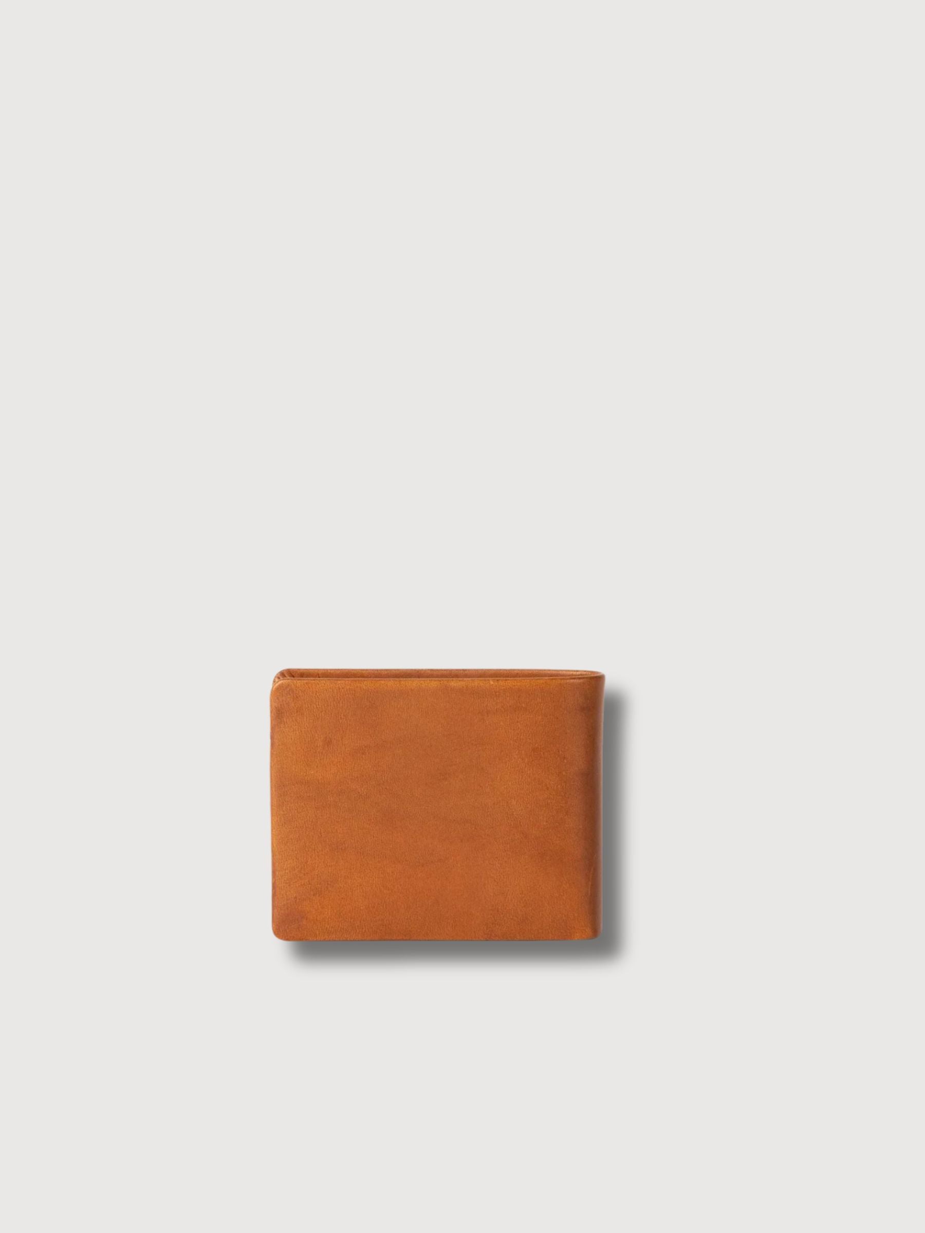 Portafoglio Joshua in pelle sostenibile color cognac | O My Bag