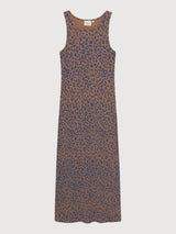Rib Dress Motala Leopard Light Brown | Dedicated