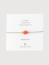 Armband Edelstein mit Karten Karneier | A Beautiful Story