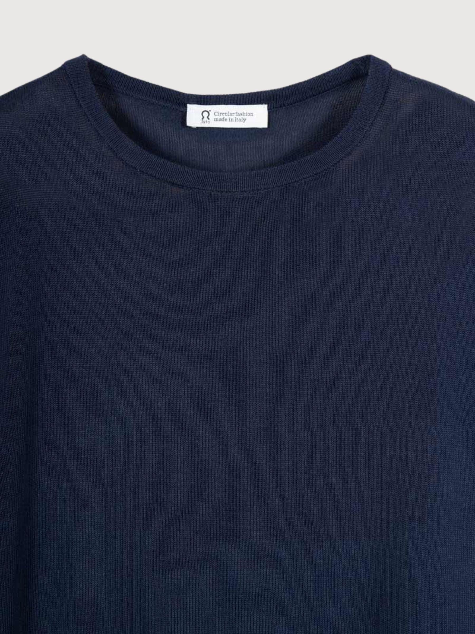 T-Shirt Virginia Donna Viscosa Blu Mora | Rifo