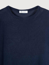T-Shirt Virginia Woman Viscose Blue Mora | Rifo