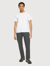 Chuck Flannel Chino Pants Grey Man | Knowledge Cotton Apparel