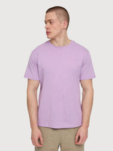 T-Shirt Basic Man Orchid Gots Cotton | Mazine