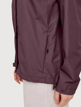 Jacket Short Ripstop Woman Berry Brown | Mazine