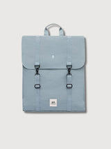 Backpack Handy Metal Stone Blue In Recycled Polyester I Lefrik