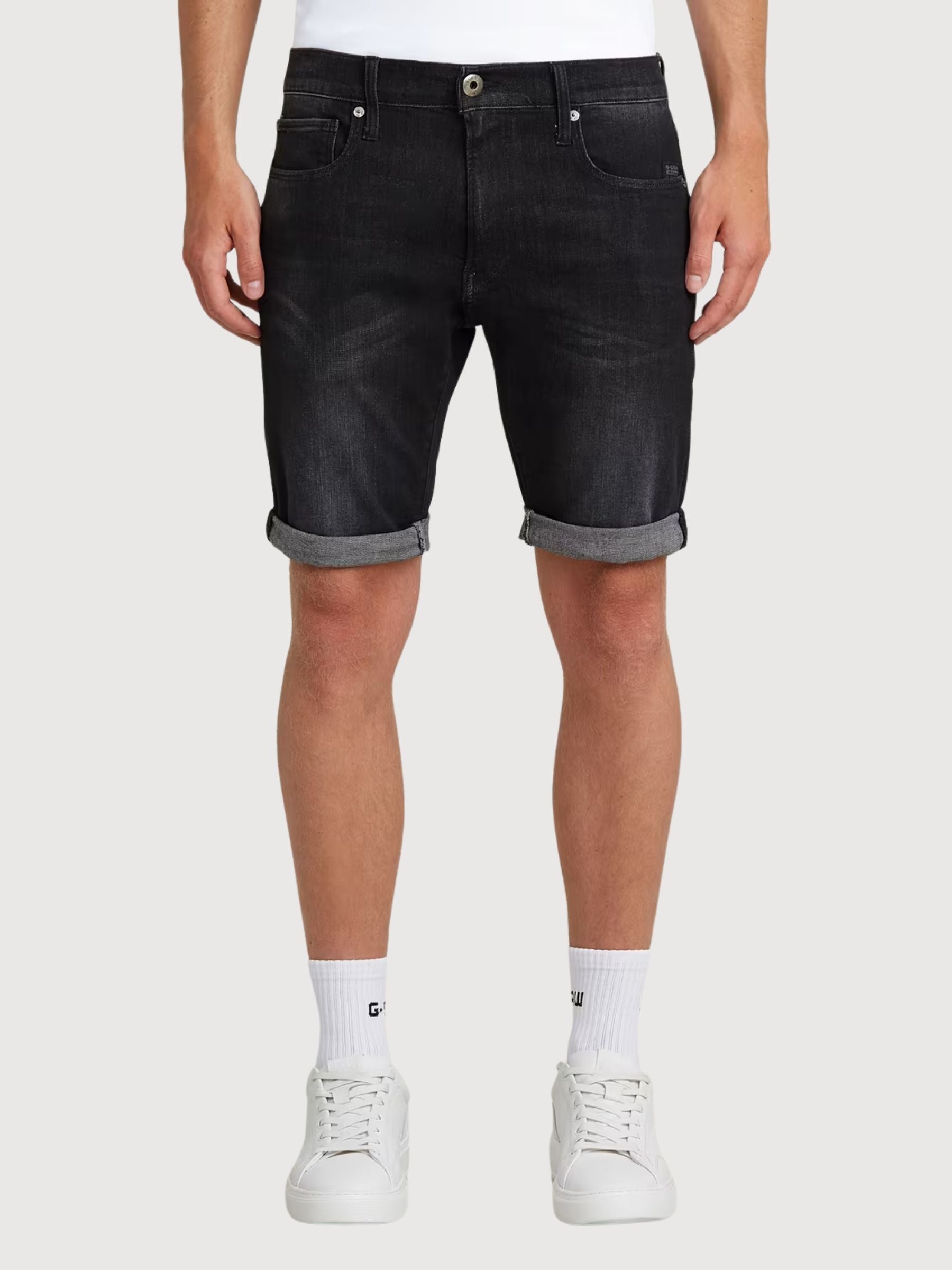 Shorts Jean Slim Medium Aged Grey Man | G-Star
