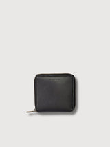 Sonny Square Wallet Black Apple Skin | O My Bag