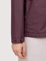 Jacket Short Ripstop Woman Berry Brown | Mazine