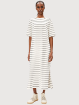 Dress Xelinaa Stripe Undyed Black | Armedangels