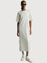 Dress Xelinaa Stripe Undyed Black | Armedangels