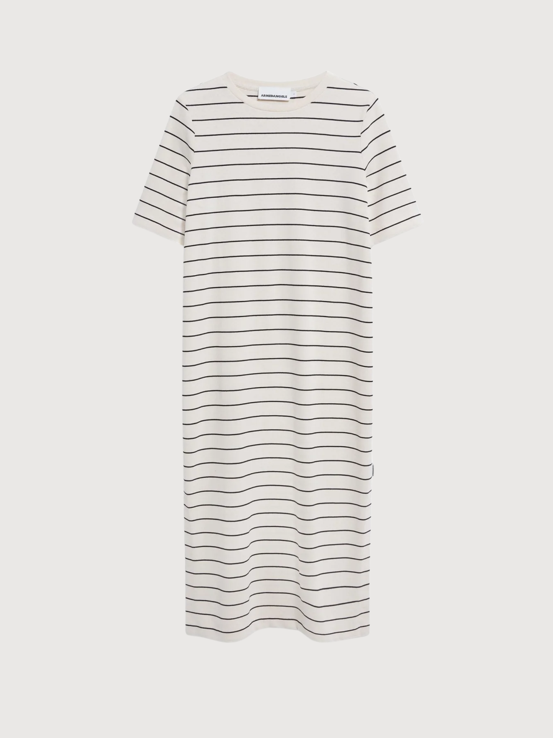 Dress Xelinaa Stripe Undyed Black | Armedangels
