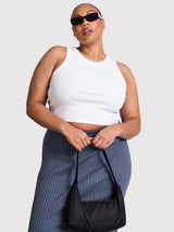 Knit Skirt Ebba Grey Woman Cotton | Jan N June